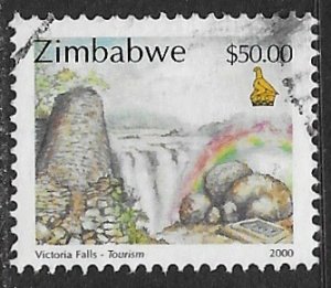 Zimbabwe ~ Scott # 852 ~ Used ~ Victoria Falls