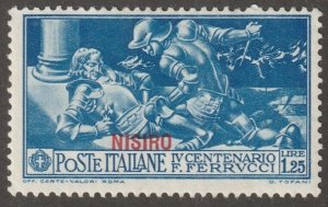 Italy, Stamp, Scott#15,  mint, hinged,  NISIRO, 1.25L,