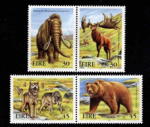 Ireland Scott 1205-1208  MNH** Extinct Irish Animals set  in Pairs as shown