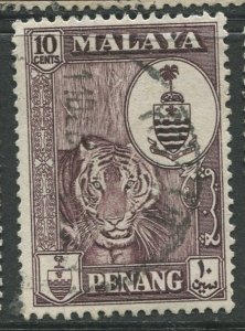 STAMP STATION PERTH Penang #61 Crest Definitive Used 1960