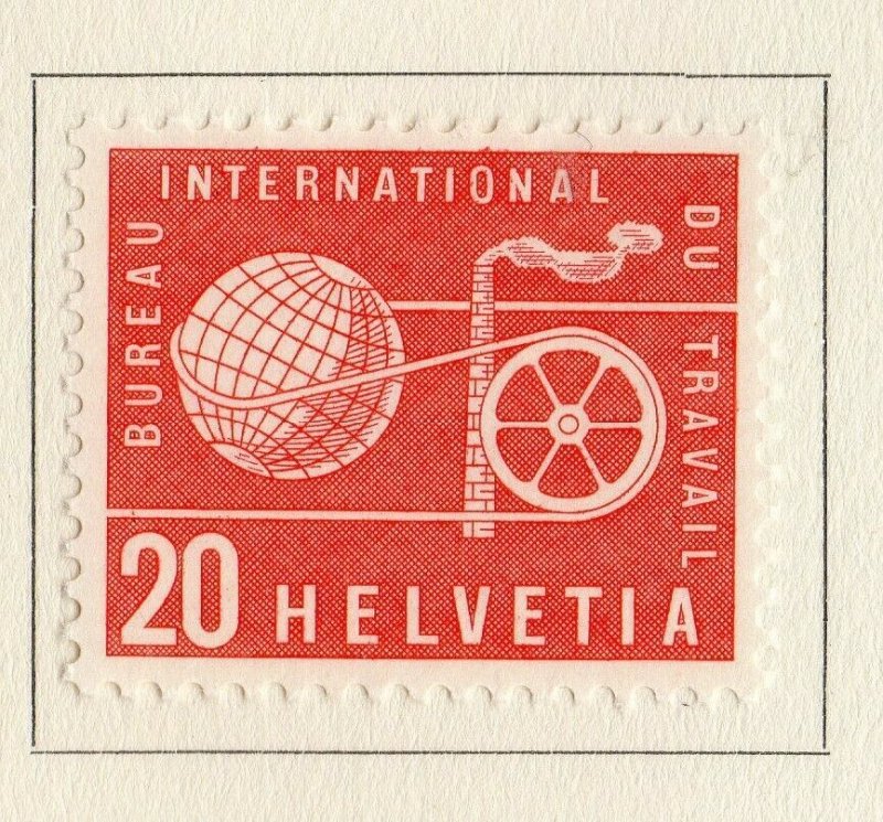 Switzerland Helvetia 1956 Early Issue Fine Mint Hinged 20c. NW-170843 