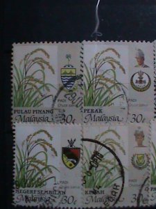 ​MALAYSIA STAMPS: 1986 SC#196 -VERY OLD  USED SETS STAMP. VERY RARE