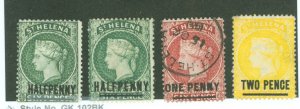 St. Helena #33-36 Unused