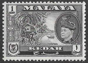 Malaya-Kedah # 83 Definitive - 1c Copra    (1)  Mint NH