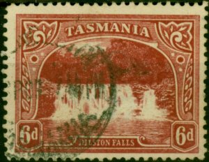 Tasmania 1908 6d Lake SG248 Fine Used