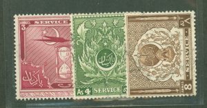 Pakistan #O32-O34 Used Single (Complete Set)