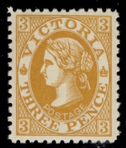 AUSTRALIA - Victoria QV SG437b, 3d dull orange-buff, NH MINT. Cat £15.