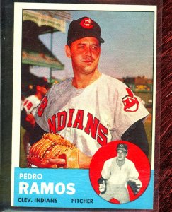 1963 TOPPS PEDRO RAMOS NRMT