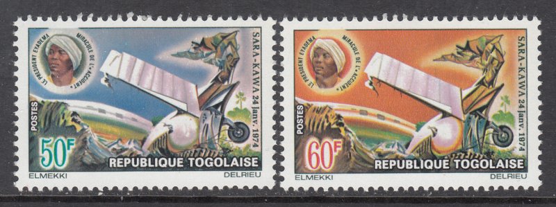 Togo 922-923 Airplane MNH VF