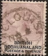 Bechuanaland  12 Used 1887 2p lilac Victoria CV $10.00