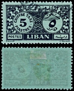 4553: Lebanon SG D145 D52 D353 Postage Dues. 1928. Sc# J26 Mi P26 Used. C£19