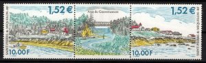 St. Pierre & Miquelon 711 MNH Landscapes Bridges Boats ZAYIX 0524M0179