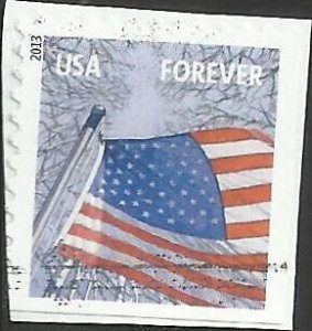 # 4781 USED FLAG IN WINTER