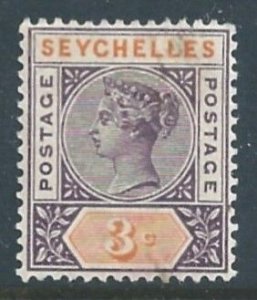 Seychelles #3 NH 3c Queen Victoria