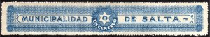 1900's, Argentina Salta, 1c, Revenue stamp, MNH creases