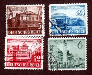 Germany # 498-501 Used!