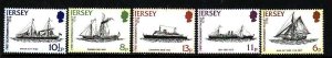 Jersey-Sc#197-201- id8-unused NH set-Ships-packets-Mail Cutter-1978-