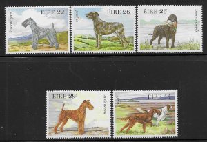 Ireland 563-67  1983  set 5  fvf mint nh