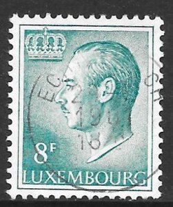 Luxembourg 429: 8f Grand Duke Jean, used, F-VF