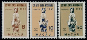 Macao 368-70 MNH Statue of Virgin Mary