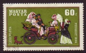 Hungary 1970 SG#2505 60f Green 1894 Peugeot USED.