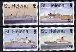 ST. HELENA - 1996 - Union Castle Mail Ships - Perf 4v Set #1 - Mint Never Hinged