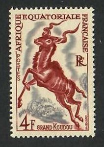 French Equatorial Africa; Scott 198;  1957;  Unused; NH