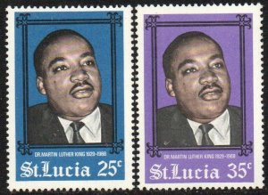 St. Lucia Sc #235-236 MNH