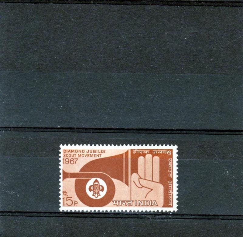 India 1967 BOY SCOUT MOVEMENT set 1 value Mint (NH)