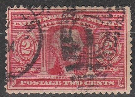 US #324 F-VF Used  F-VF Used  (S7137)