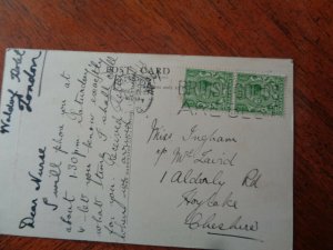 10 Postal Covers George V,  plus  Used Postcard from Waldorf Hotel London.