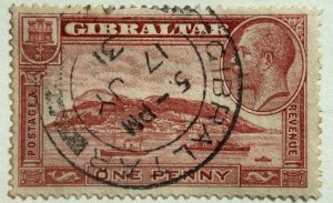 AlexStamps GIBRALTAR #96 VF Used SON