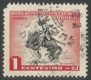 URUGUAY 606 VFU HORSE I015-1