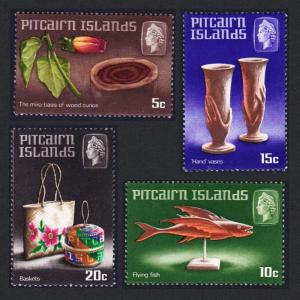 Pitcairn Handicrafts 1st series SG#88-91 SC#91-94