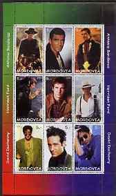 MORDOVIA - 2000 - Movie Stars - Perf 9v Sheet - Mint Never Hinged -Private Issue