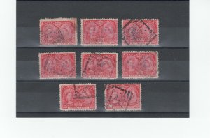 SQUARED CIRCLE JUBILEE lot 3c x 8 Canada used