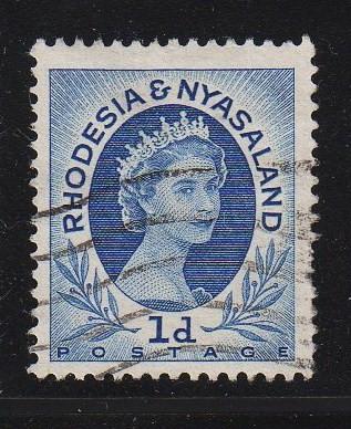  Rhodesia & Nyasaland - #142 Queen Elizabeth II - Used