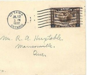 CANADA FDC 1932 6c *OTTAWA CONFERENCE* Ontario First Day Cover {samwells}AT175