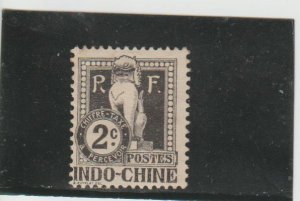 Indo-China  Scott#  J5  MH  (1908 Postage Due)