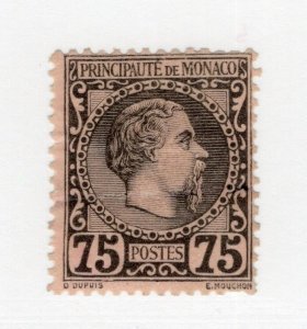 Monaco - Sc# 8 Mint no gum - Signed       /         Lot 1225160