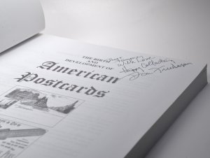 American Postcards Birth and Development Dr Dan Friedman 2003 Author Signed Book