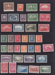 CANADA COLLECTION ON 4 STOCK SHEETS MNH MLH USED HUGE CAT VALUE SOME KEY ITEMS