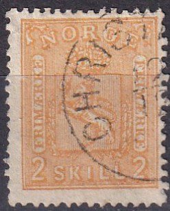 Norway #12  F-VF  Used  CV $55.00  (Z7990)