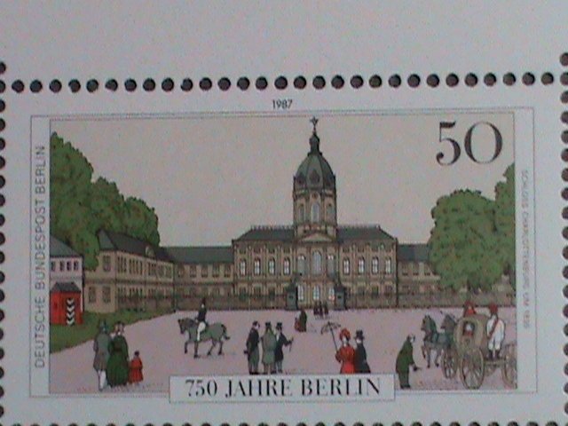 GERMANY-BERLIN STAMP-1987 SC#1496a 750TH ANNIVERSARY OF BERLIN MNH S/S-VF