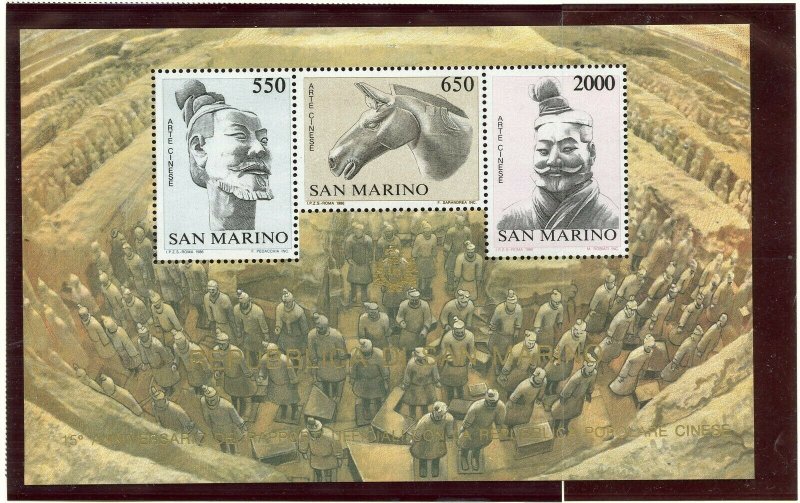 SAN MARINO SELECTION OF 1986  ISSUES  MINT  NEVER   HINGED-SCOTT VALUE $42.10 