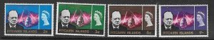 PITCAIRN ISLANDS SG53/6 1966 CHURCHILL MNH