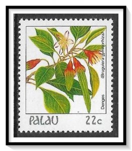 Palau #132 Indigenous Flowers MNH