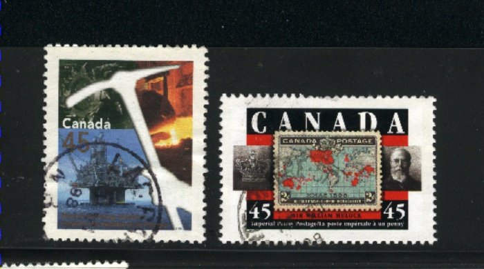 Canada #1721-22    -3   used VF  1998 PD