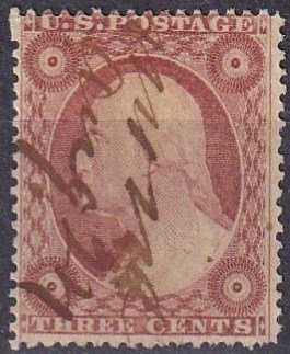 US #26 F-VF Used CV $10.00 (Z4498)