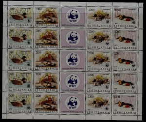 Yugoslavia 1951 MNH m/s Ducks/WWF-89 SCV70